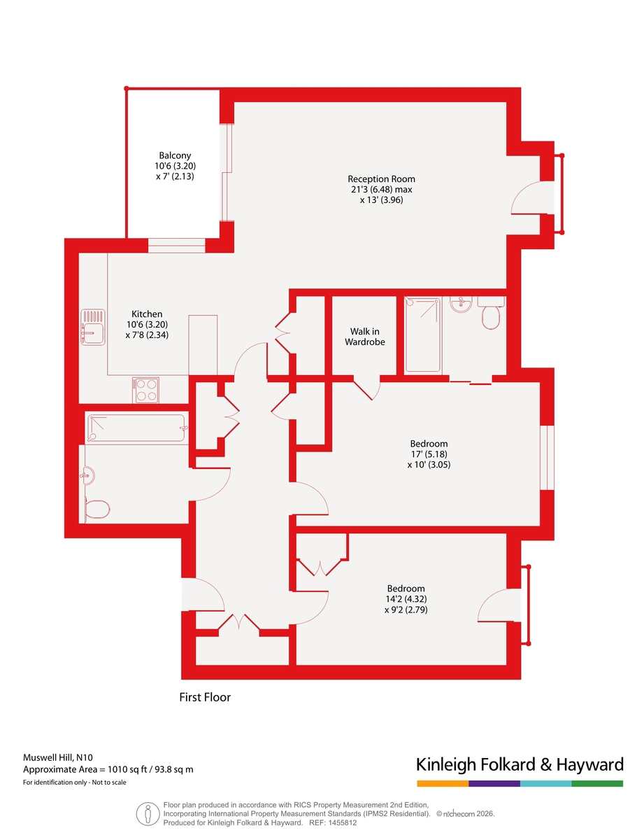 8 Blomfield Mansions, 6, Marwood Square, London floorplan