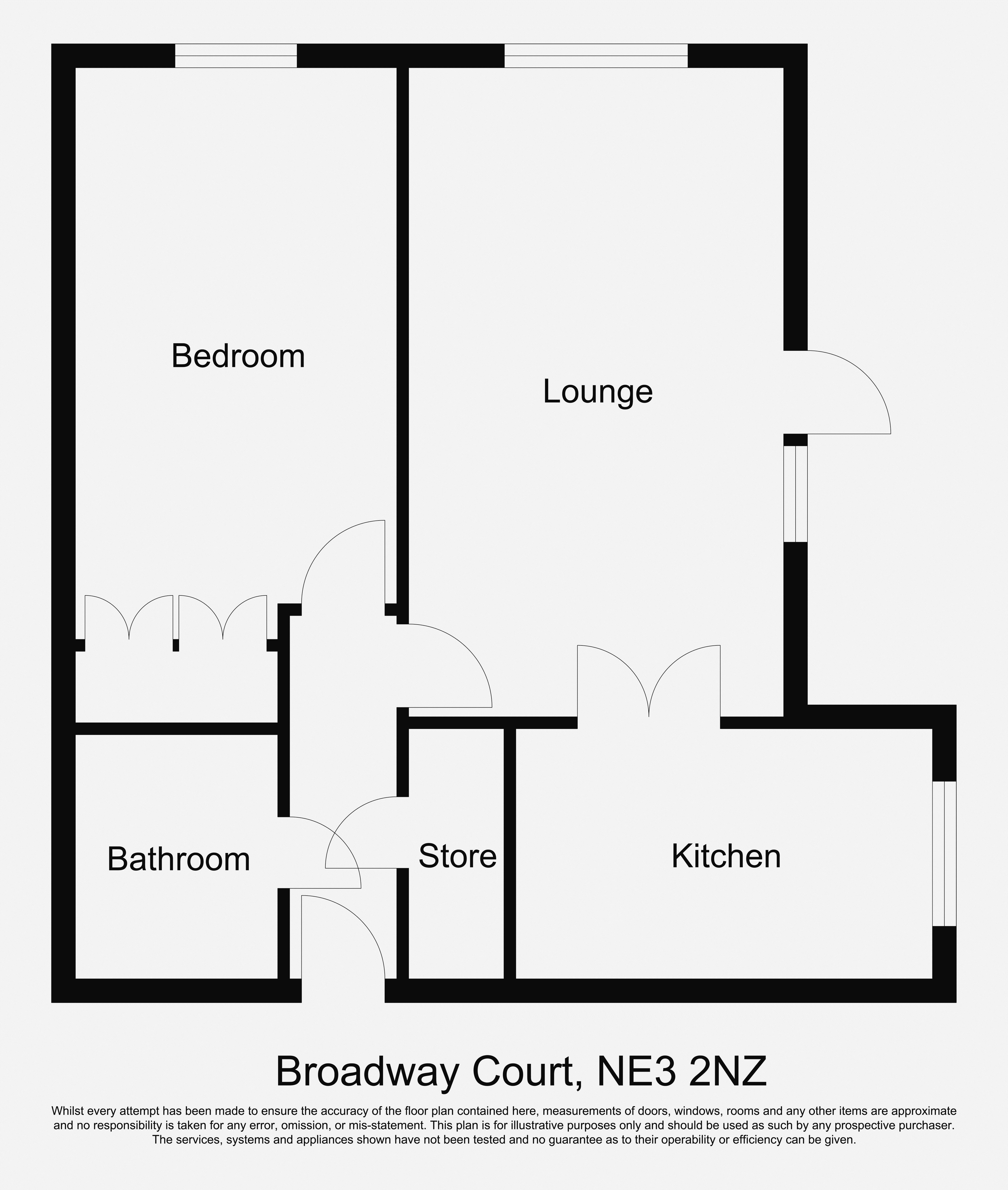 2, Broadway Court, Newcastle Upon Tyne floorplan