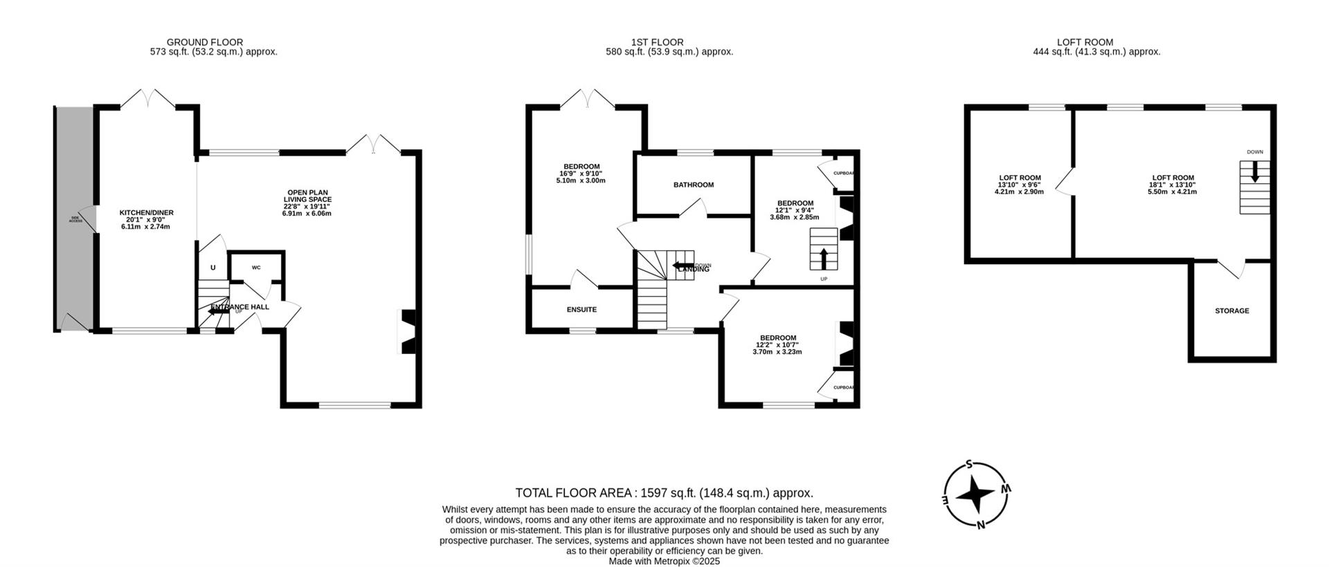 1 Place Farm Cottages, Fairlight Place, Barley Lane, Fairlight floorplan