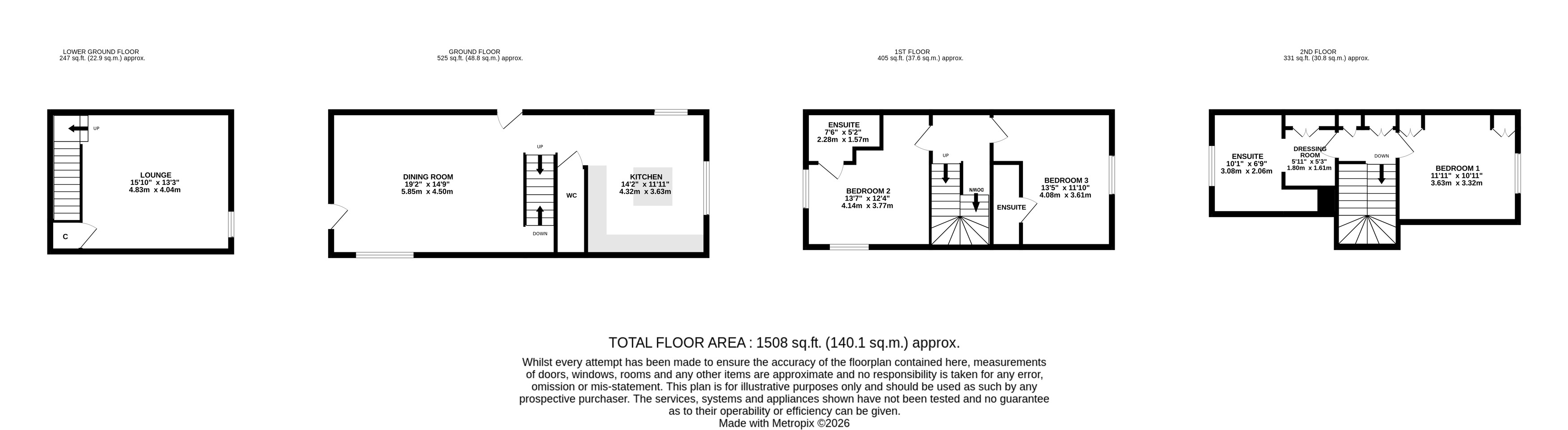 5, St. Stephens Place, North Yorkshire floorplan