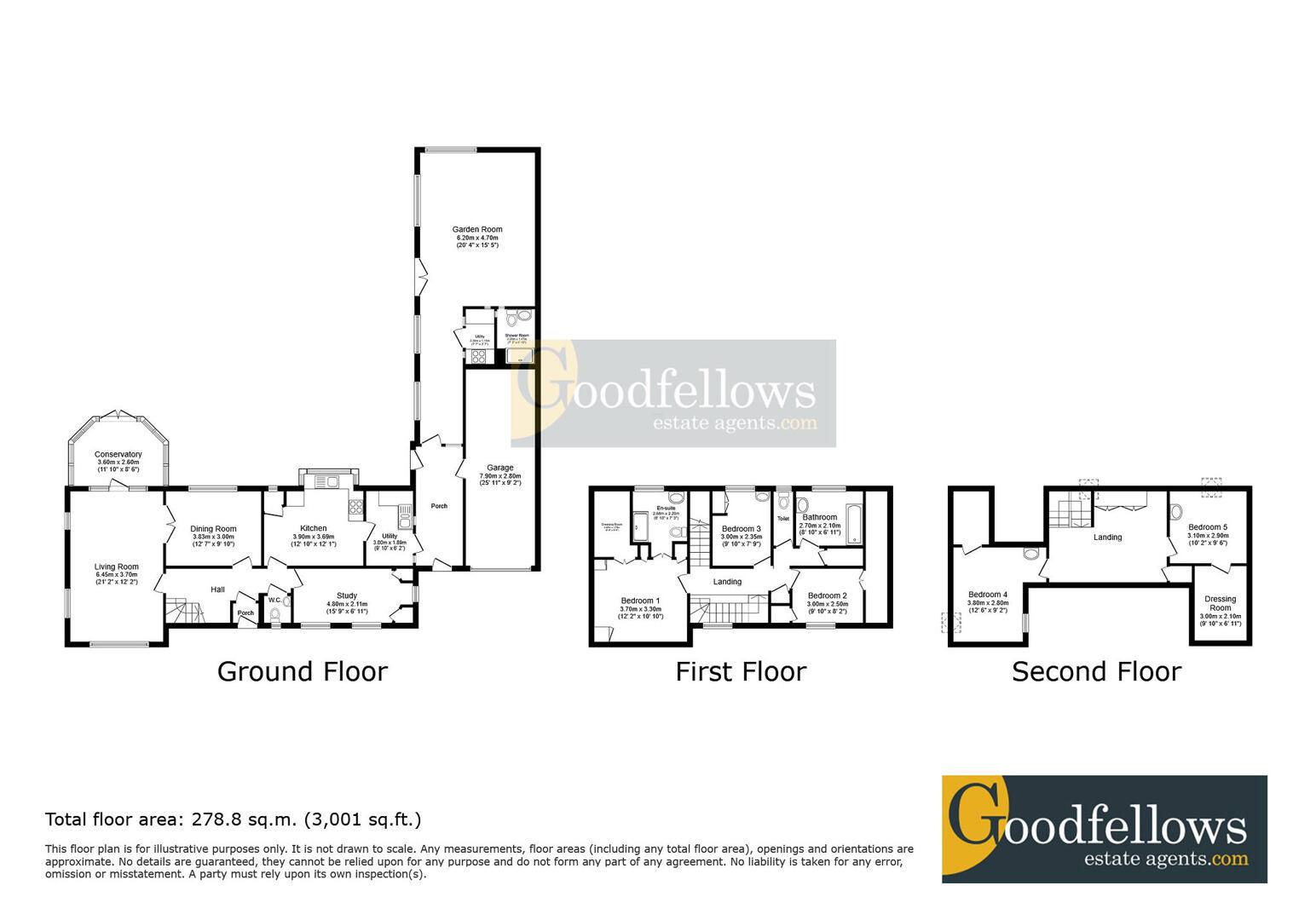 90, Runnymede Road, Ponteland floorplan
