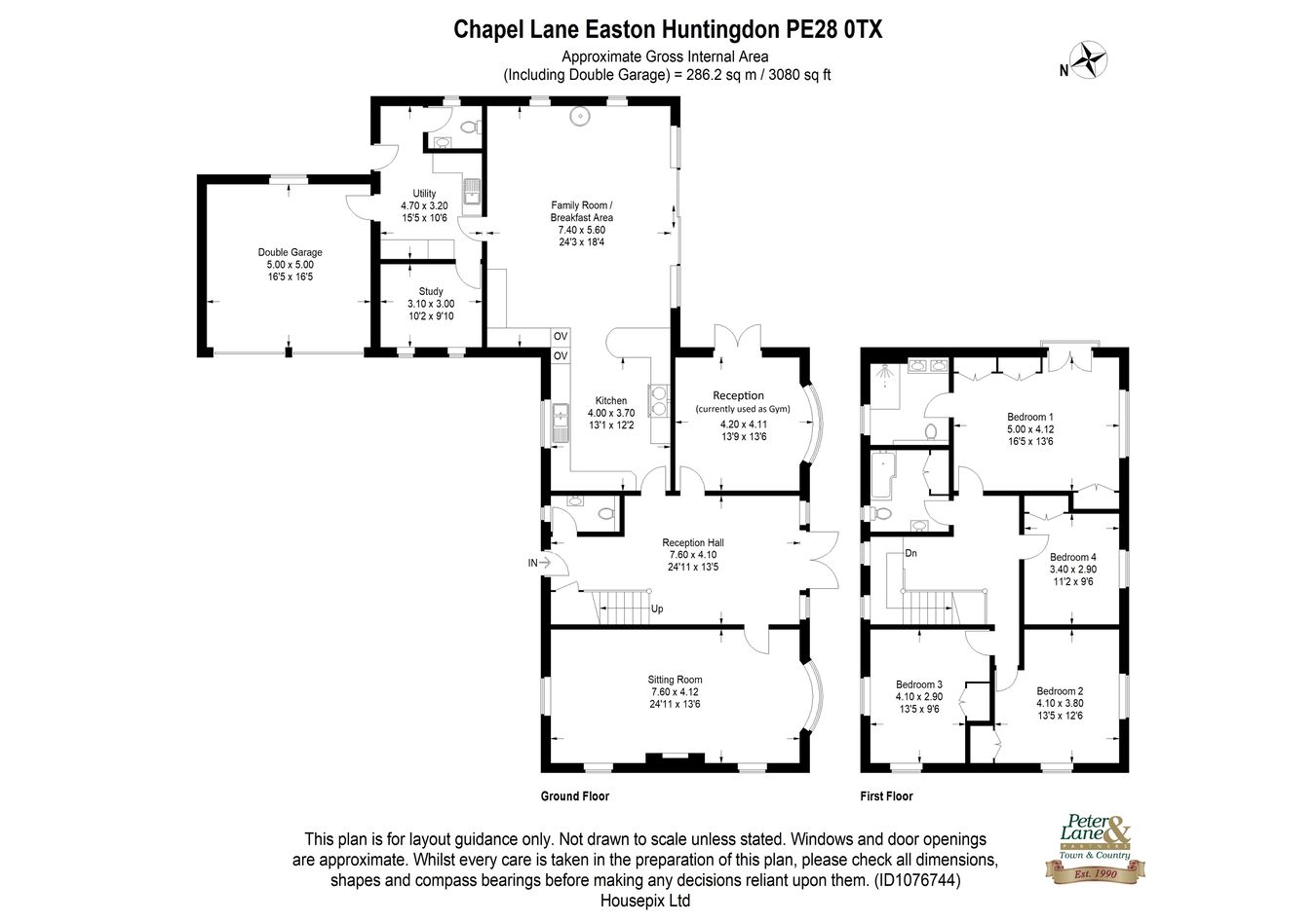 Stratton House, Chapel Lane, Easton floorplan