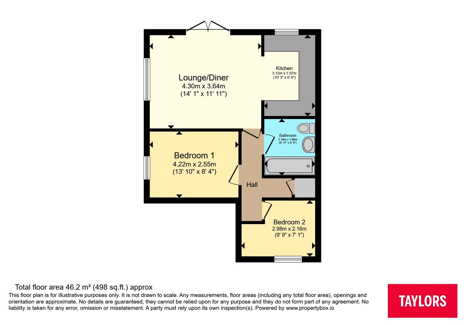 17, Taylor Close, Bristol floorplan