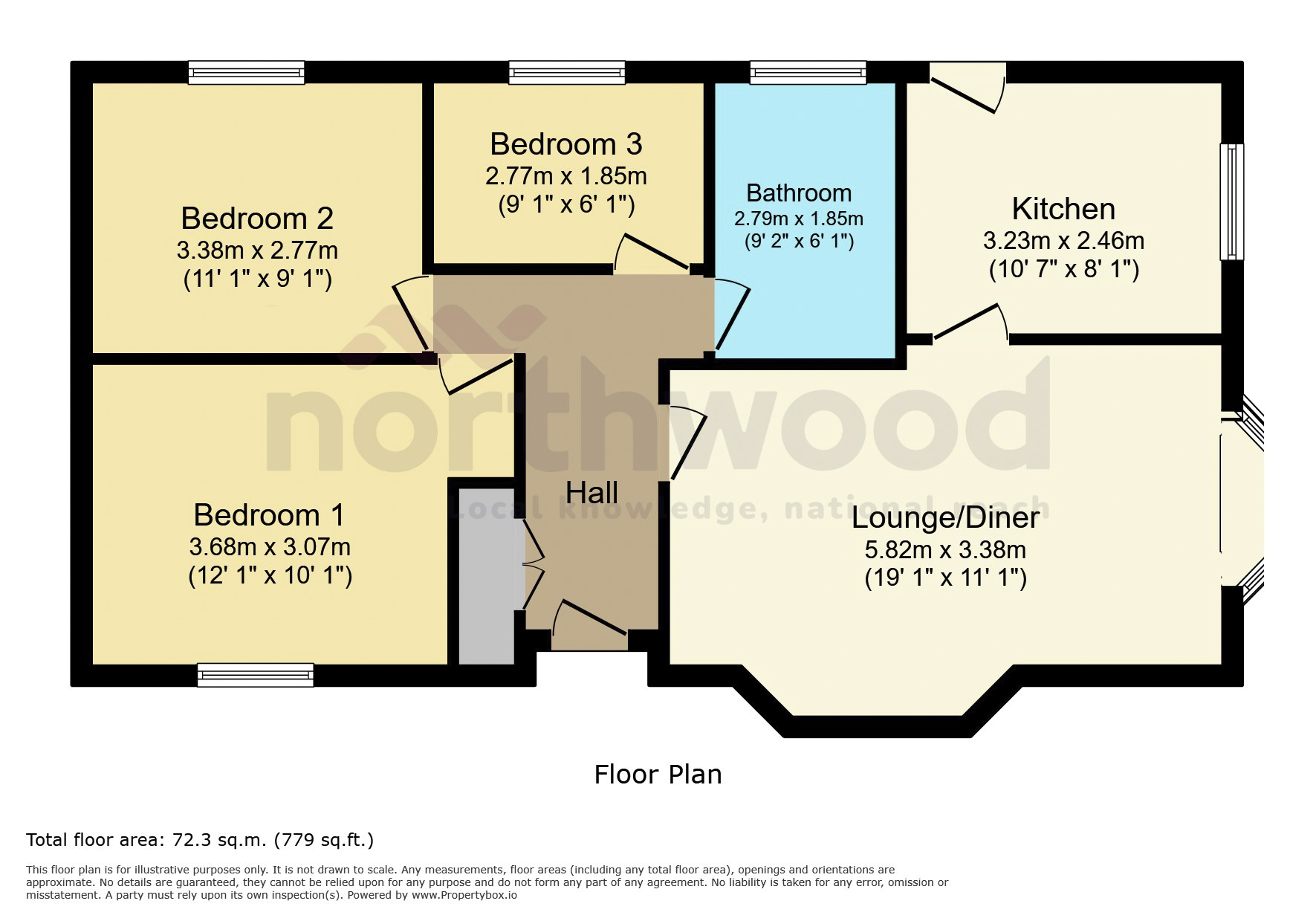 2, Churchill Rise, East Hull Villages floorplan