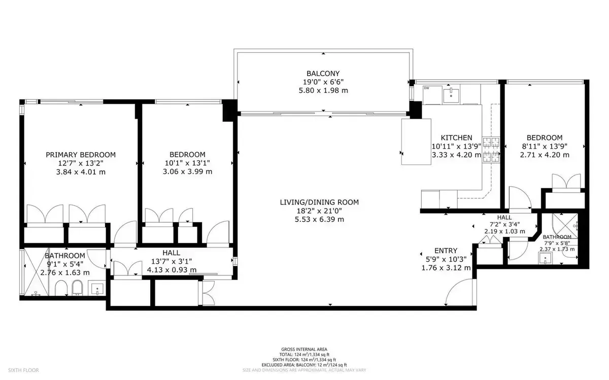 83, The Quadrangle, London floorplan