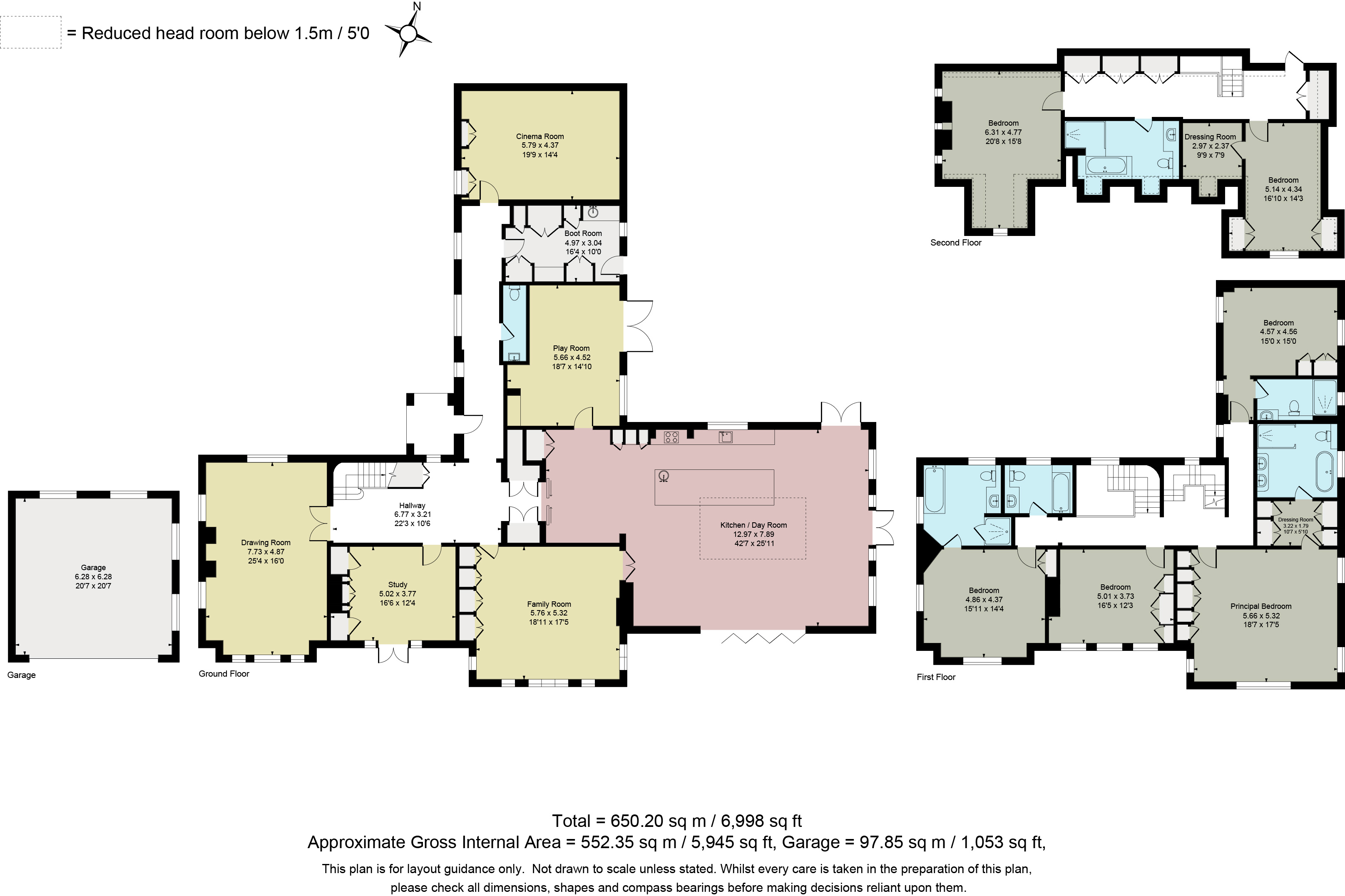 Fieldhead House,, Church Hill, Guildford floorplan