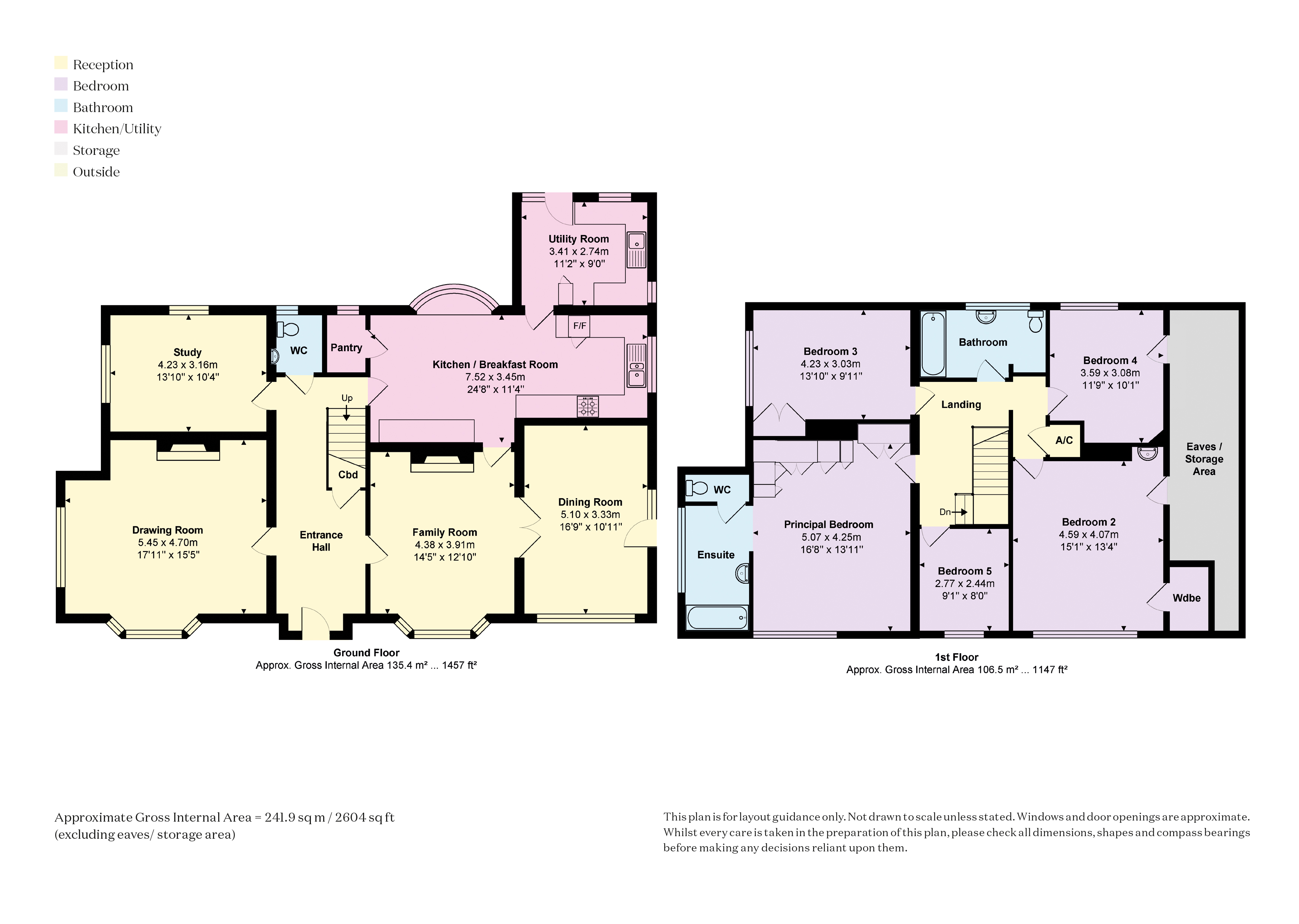 3, Fairway, Guildford floorplan