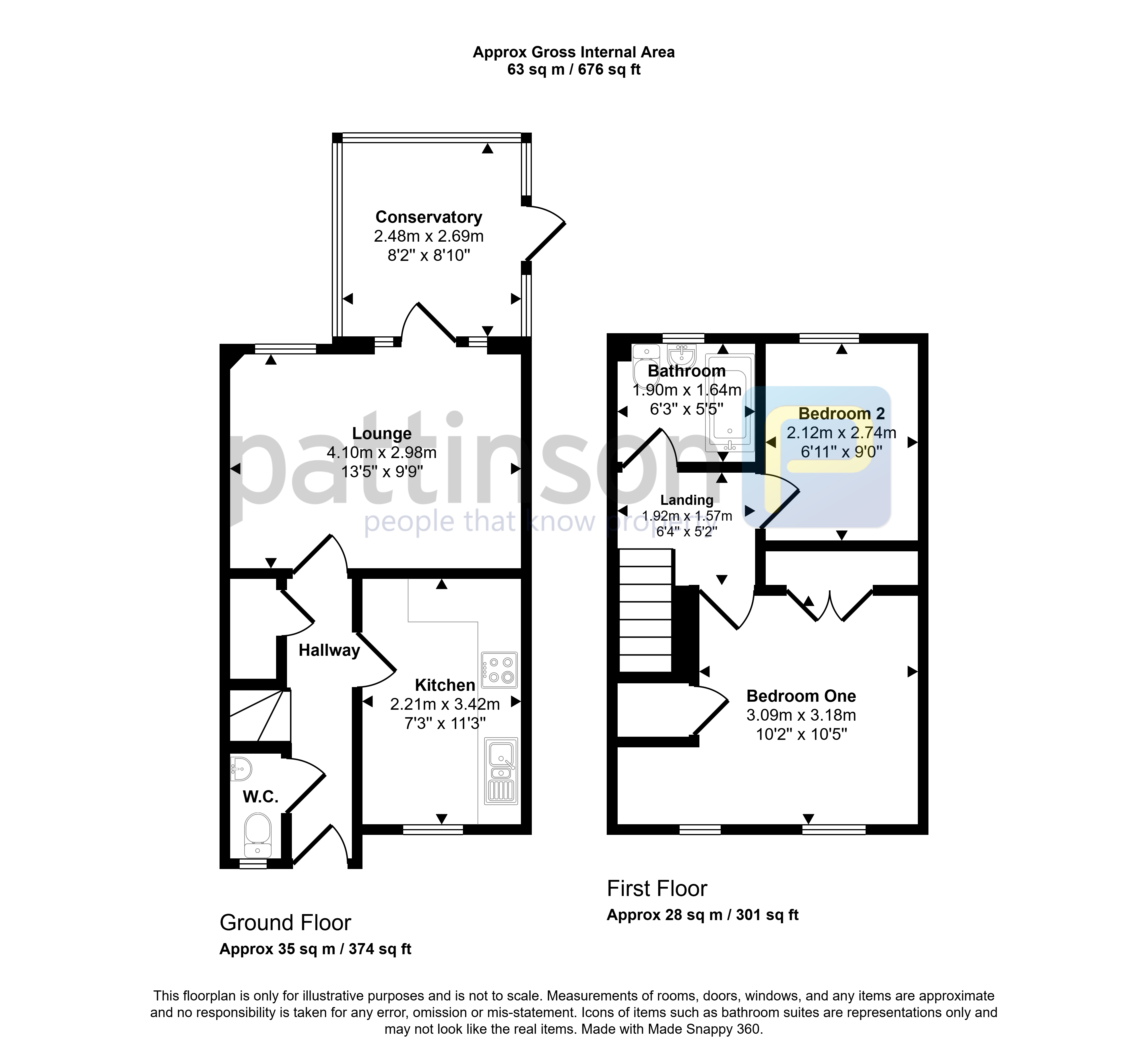 16, Cheltenham Court, Ashington floorplan