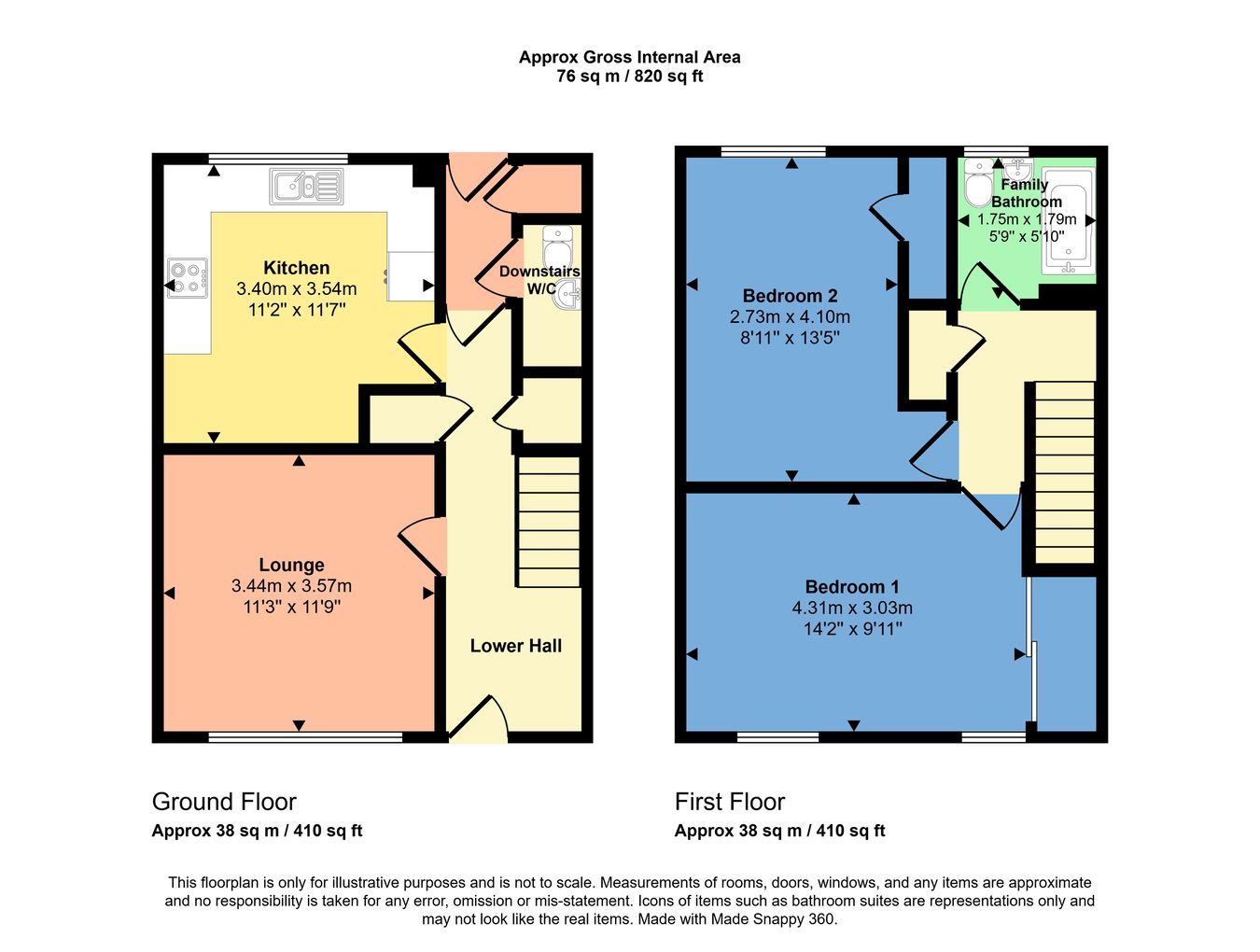 52, Station Court, Leven floorplan