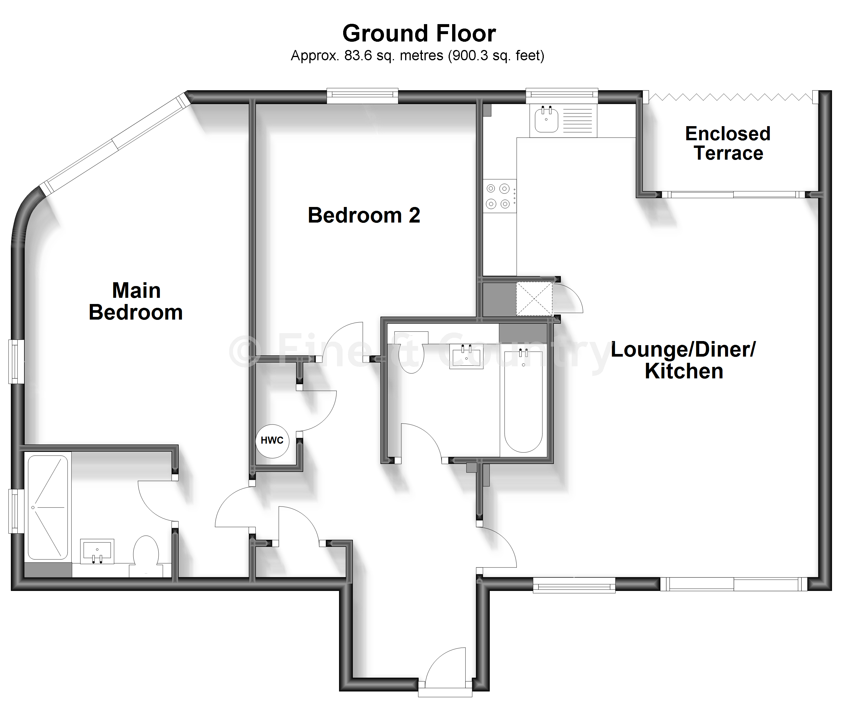 Ocean View, Fitzroy Avenue, Broadstairs floorplan