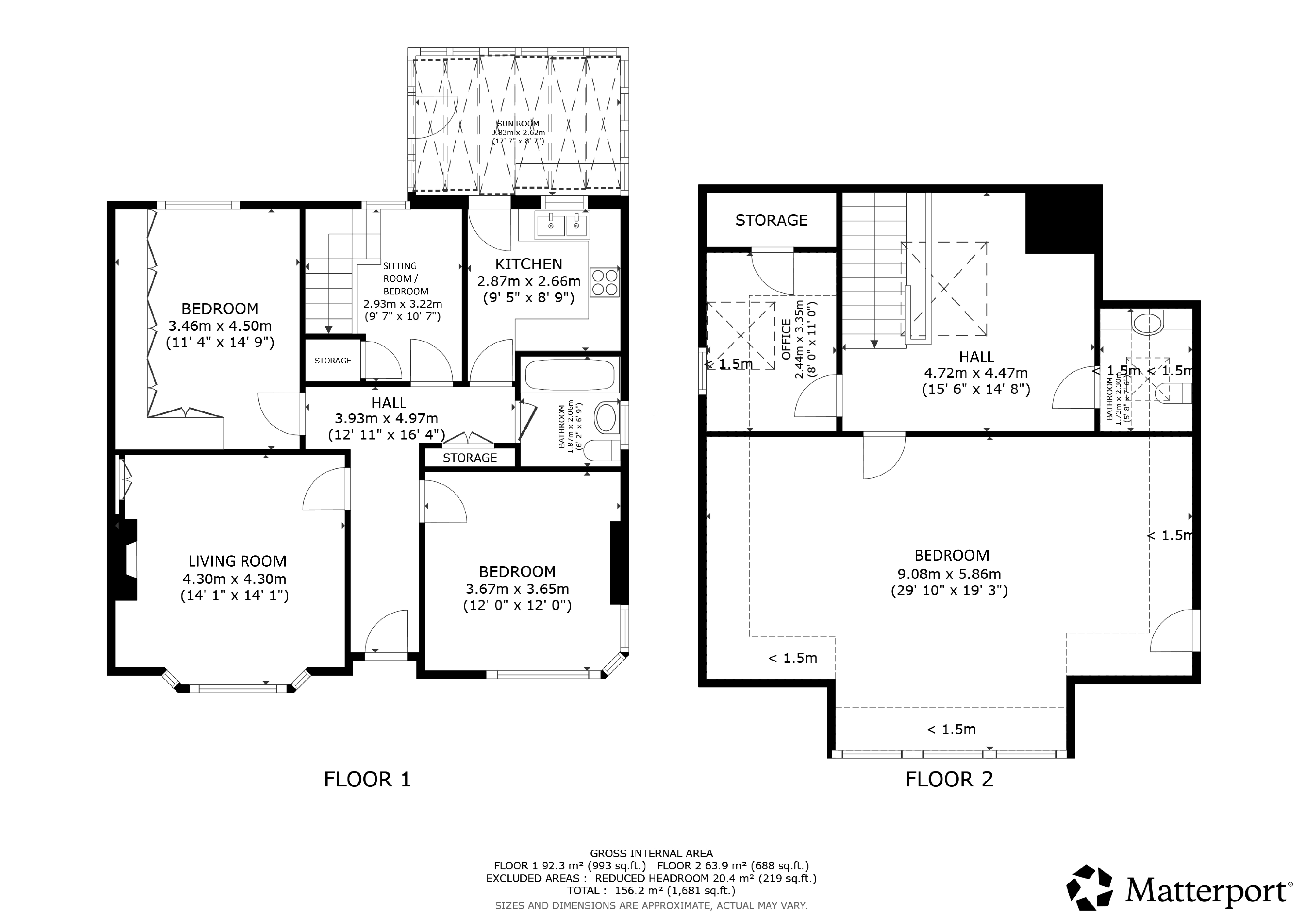 103, Greenwood Road, Glasgow floorplan