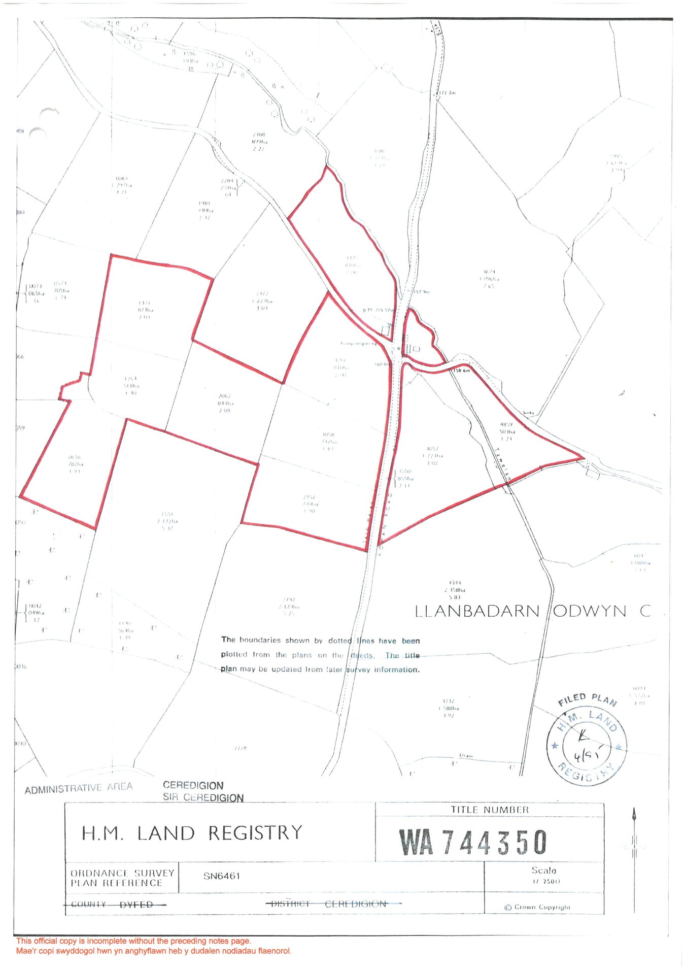 Pontbrengarreg, Llangeitho, Tregaron floorplan