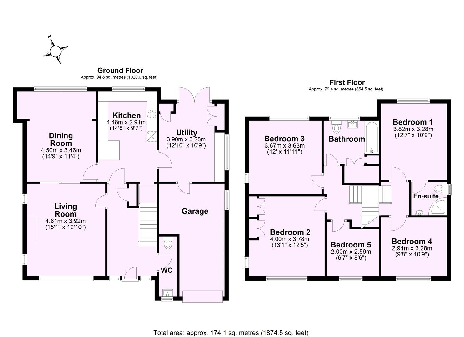 14, Pear Tree Avenue, York floorplan