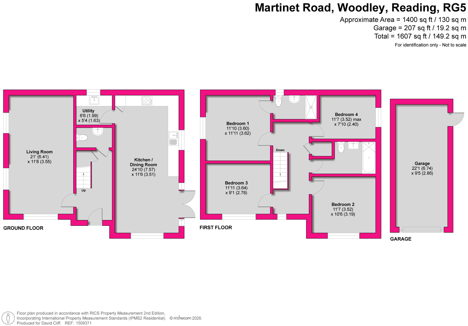 18, Martinet Road, Reading floorplan