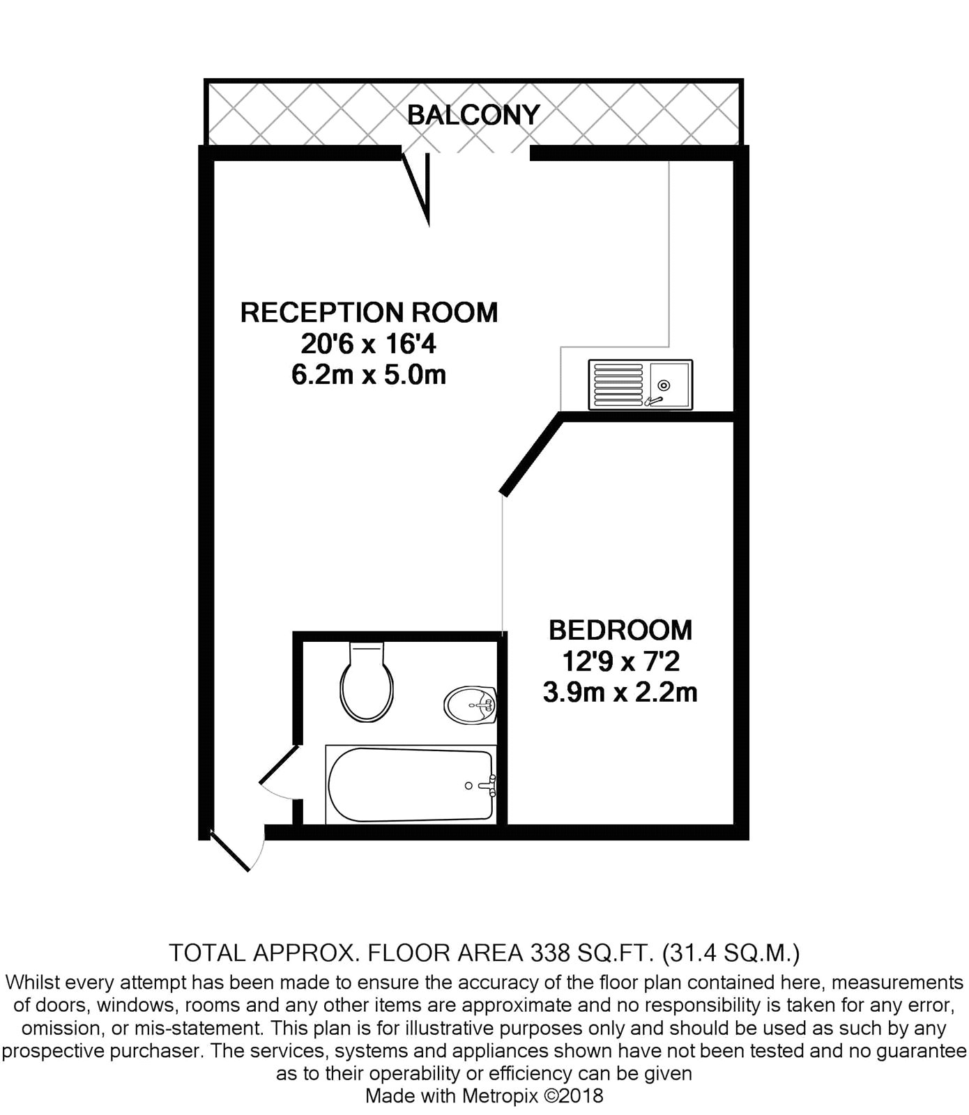 1 Bedrooms Flat to rent in Bert Road, Thornton Heath CR7