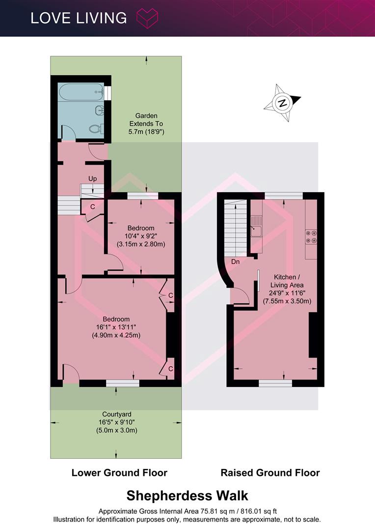 Shepherdess Walk, London floorplan