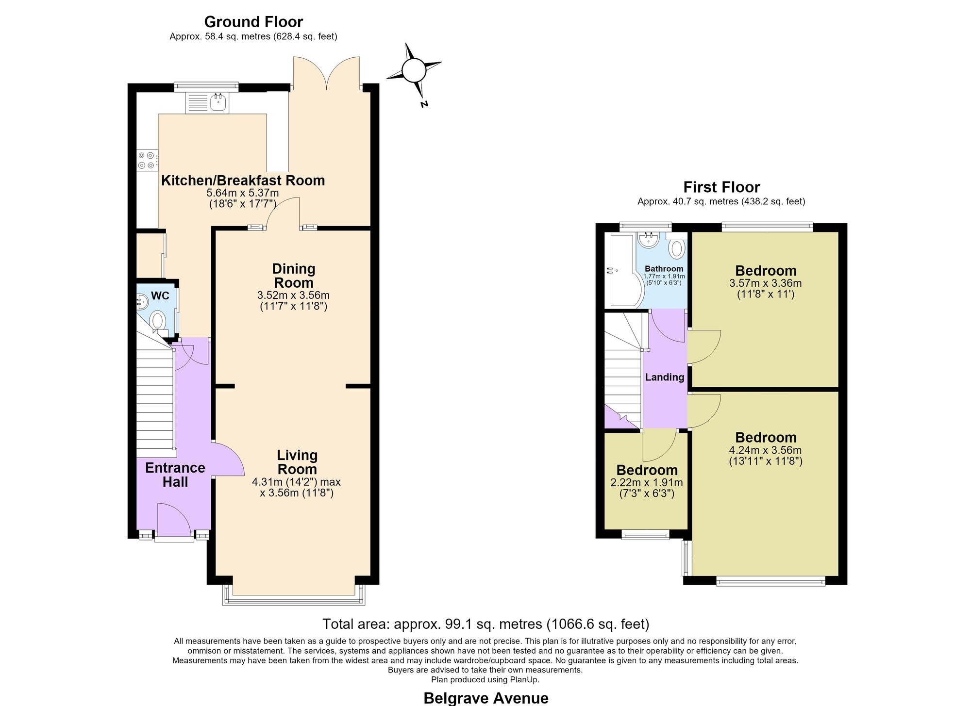108 Belgrave Avenue, Gidea Park floorplan