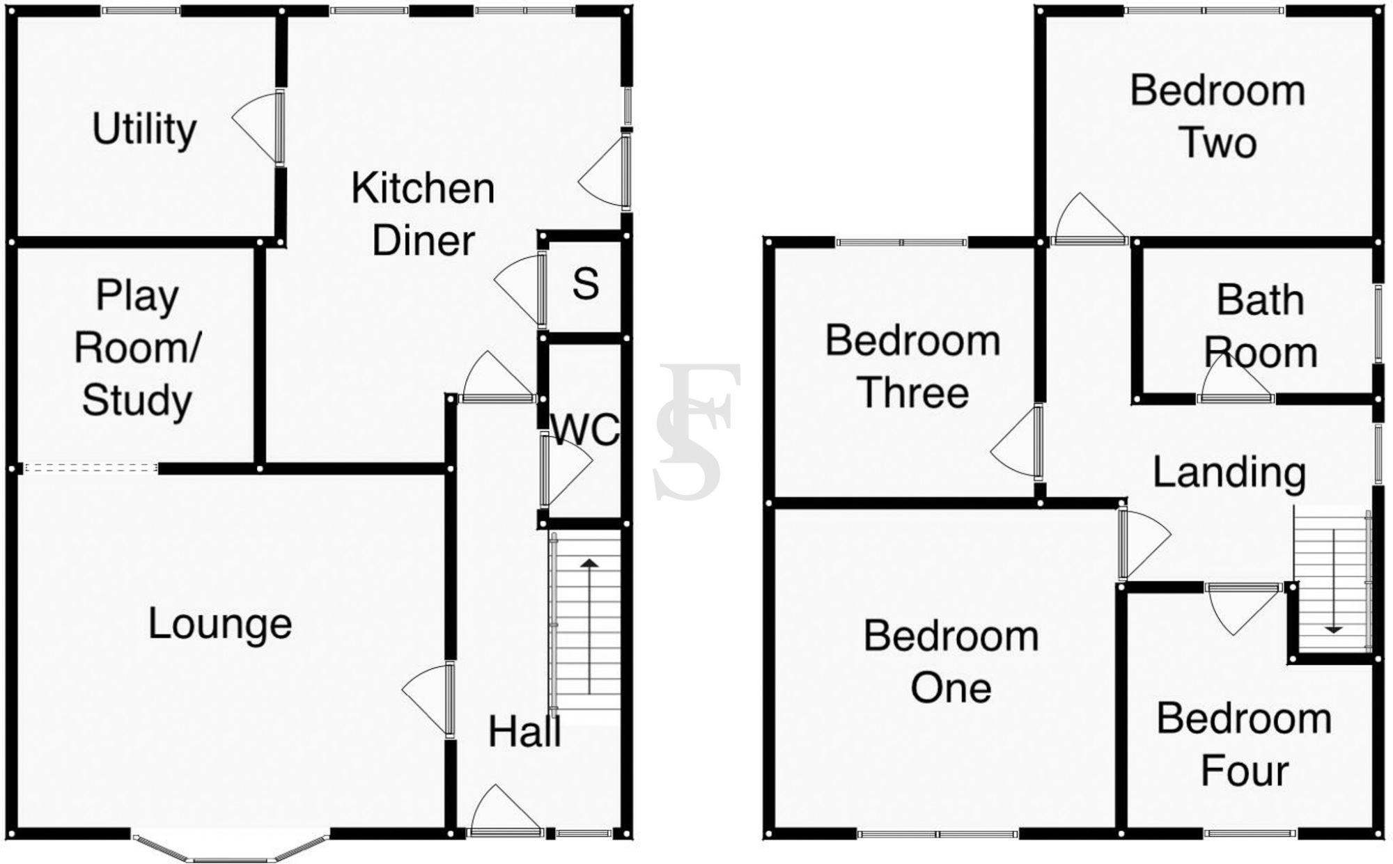 7 Field Close, Leicester floorplan