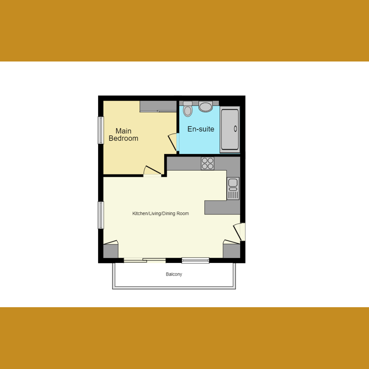 Flat 135, 27, Victoria Avenue, Southend-on-Sea floorplan