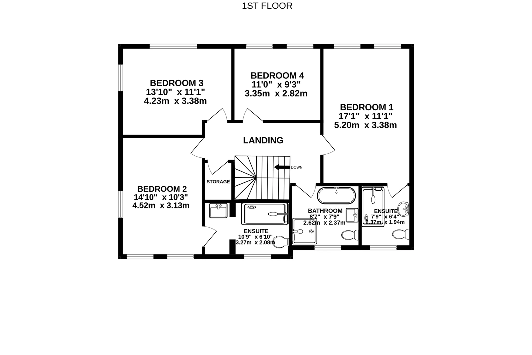 19, River Walk, Douglas floorplan