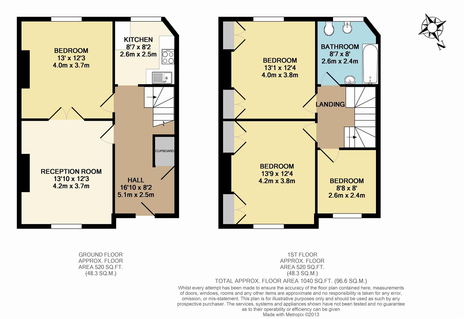8a, Stamford Grove West, London floorplan