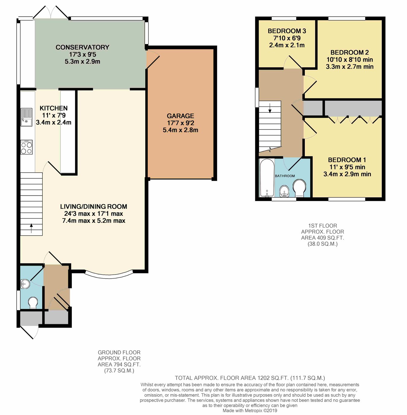 10, Tythe Barn Close, Westoning floorplan
