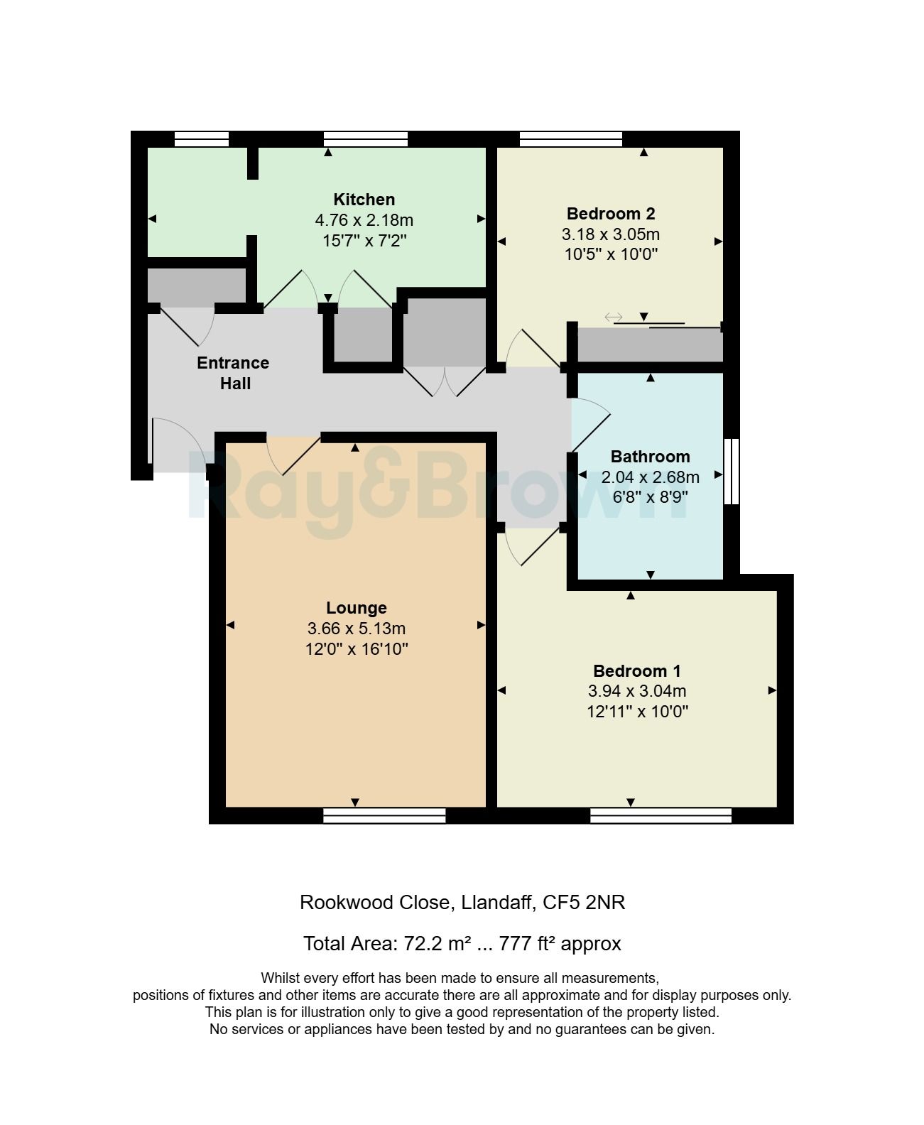 39 Rookwood Close, Cardiff floorplan