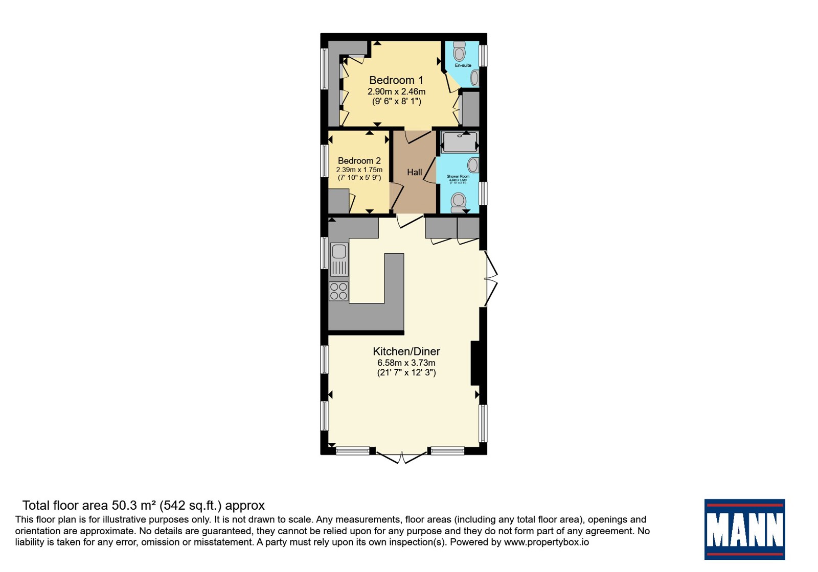 10, Thriftwood Country Park Home, Sevenoaks floorplan
