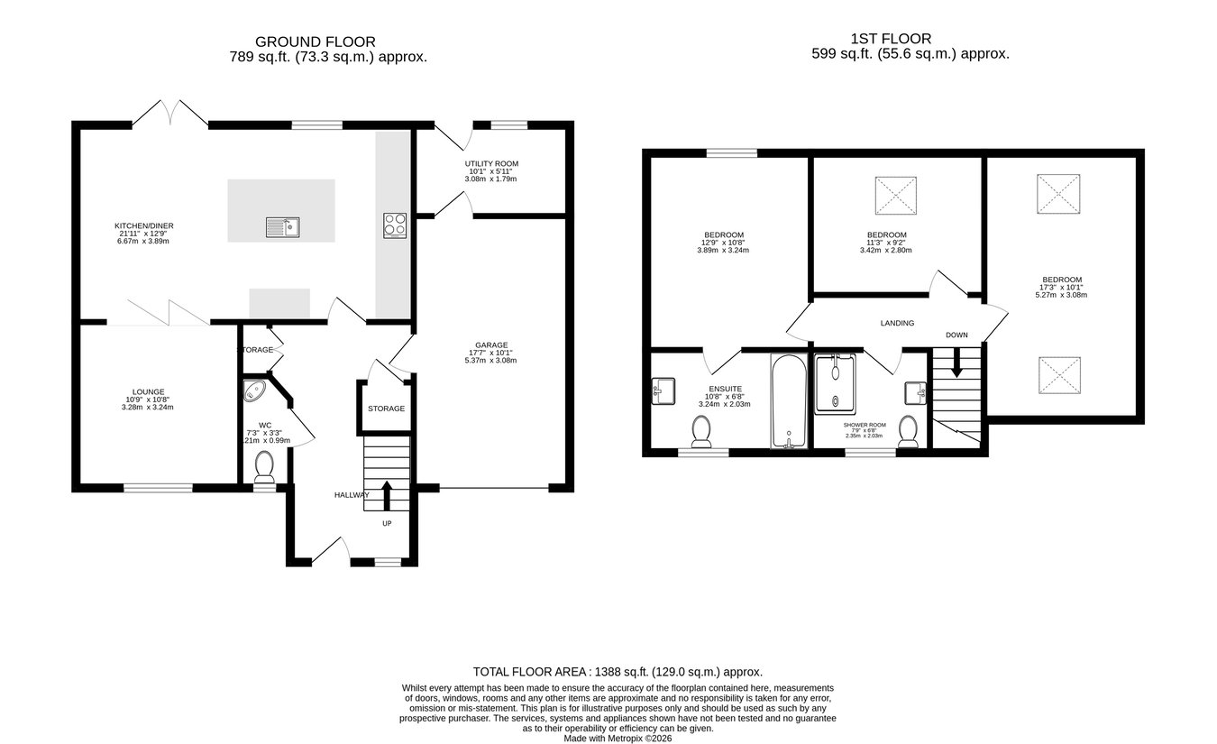 8, Puffin Way, Haverfordwest floorplan