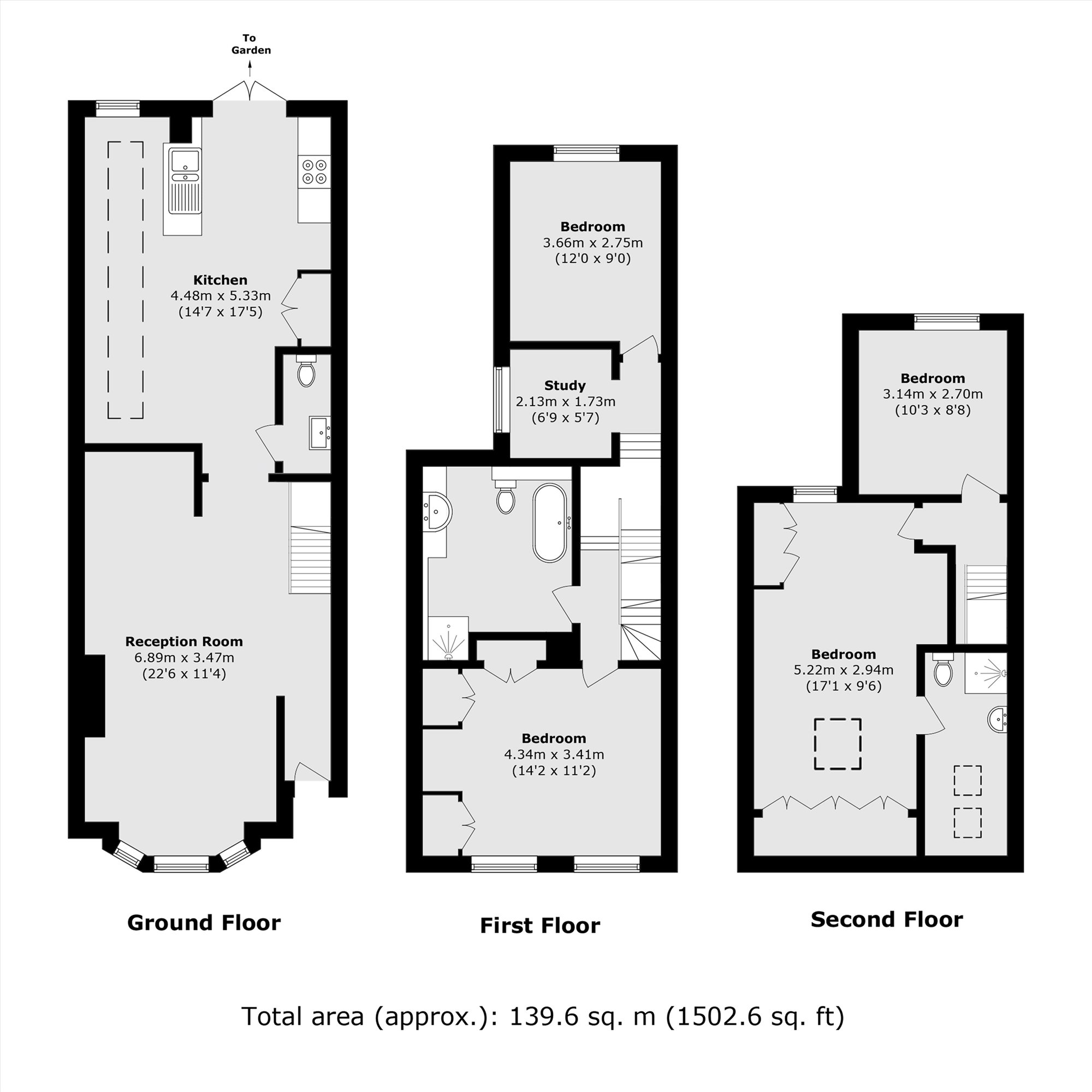 80, Duke Road, London floorplan