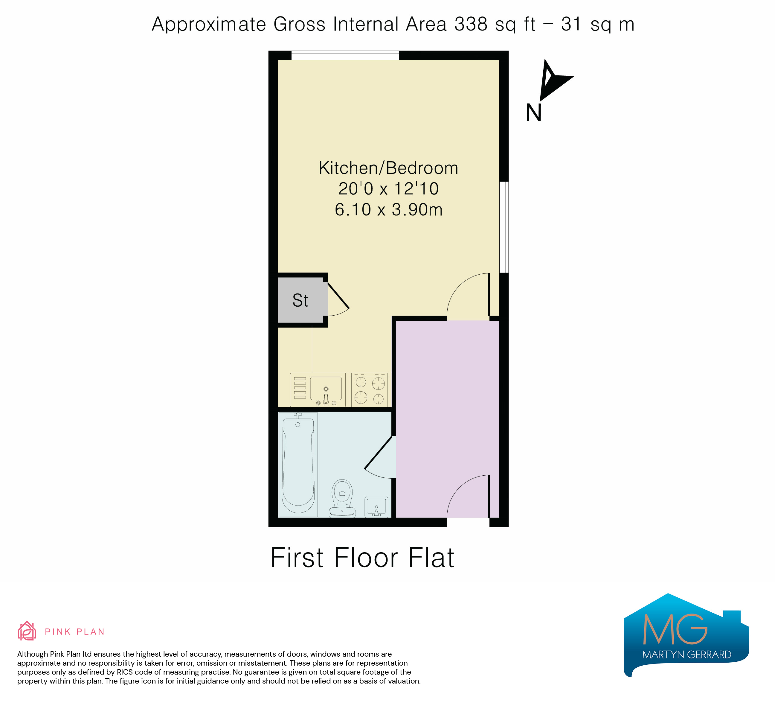 Flat 8, 11, High Street, Hertfordshire floorplan
