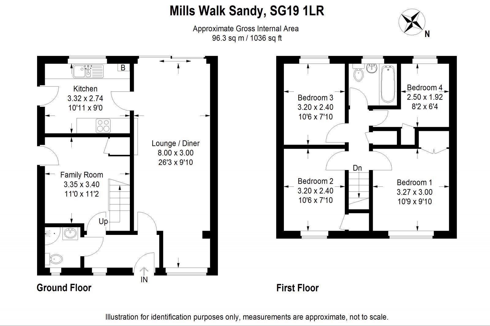 4 Bedrooms Detached house for sale in Mills Walk, Sandy, Bedfordshire SG19