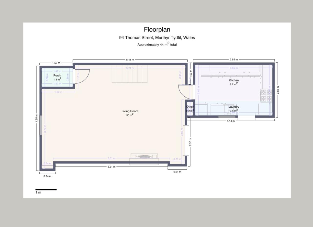 94, Lower Thomas Street, Merthyr Tydfil floorplan