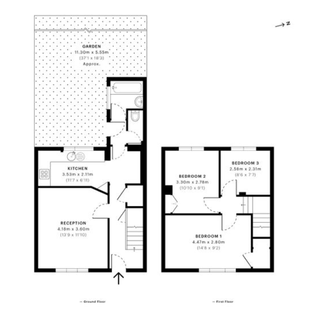 44, Lillechurch Road, Dagenham floorplan