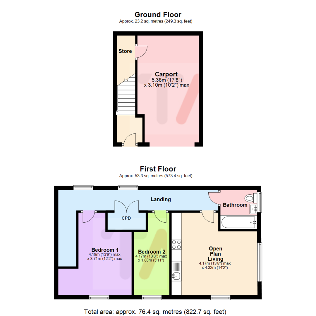 2 Bedrooms  to rent in Chamberlain Park, Biggleswade SG18