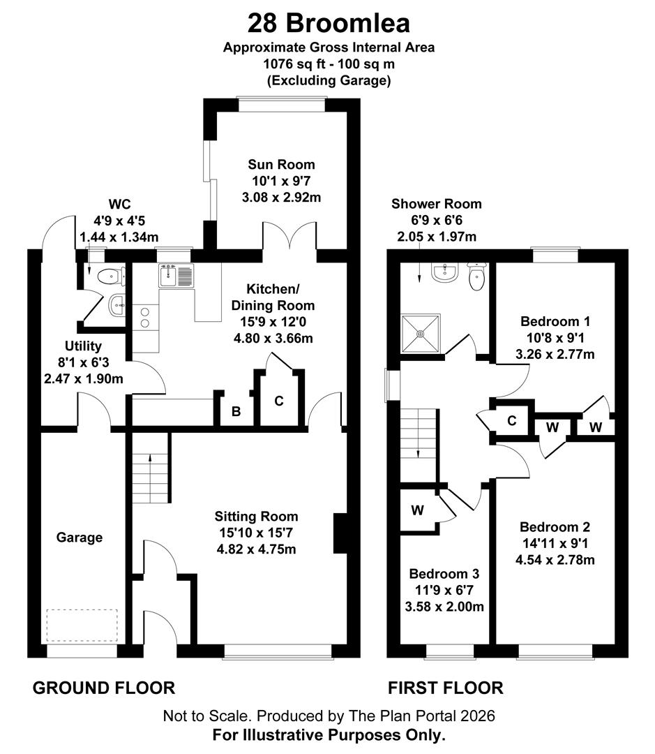 28, Broomlea, Kelso floorplan