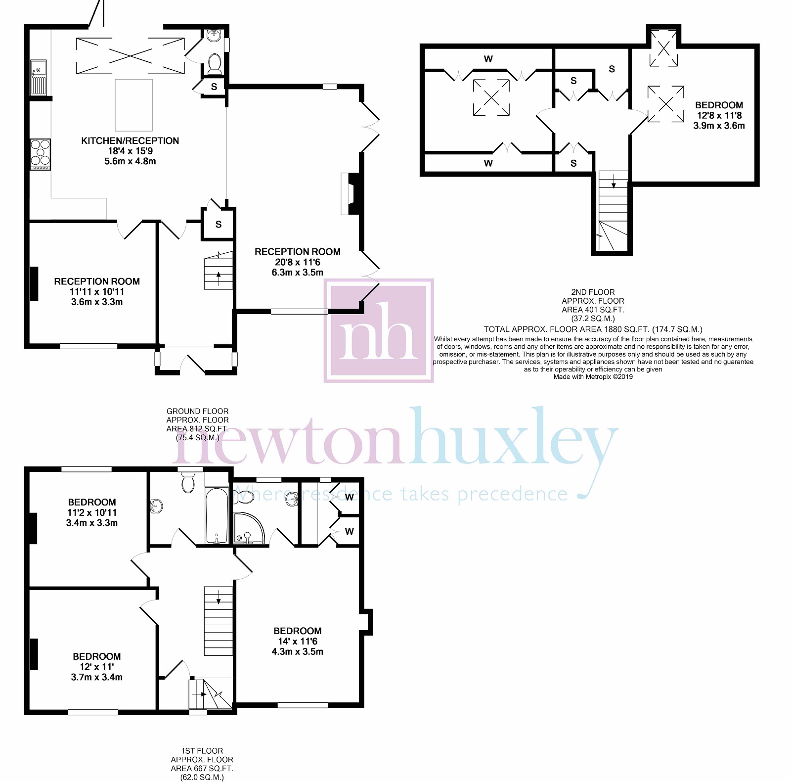 5 Bedrooms  for sale in Walton Road, West Molesey KT8