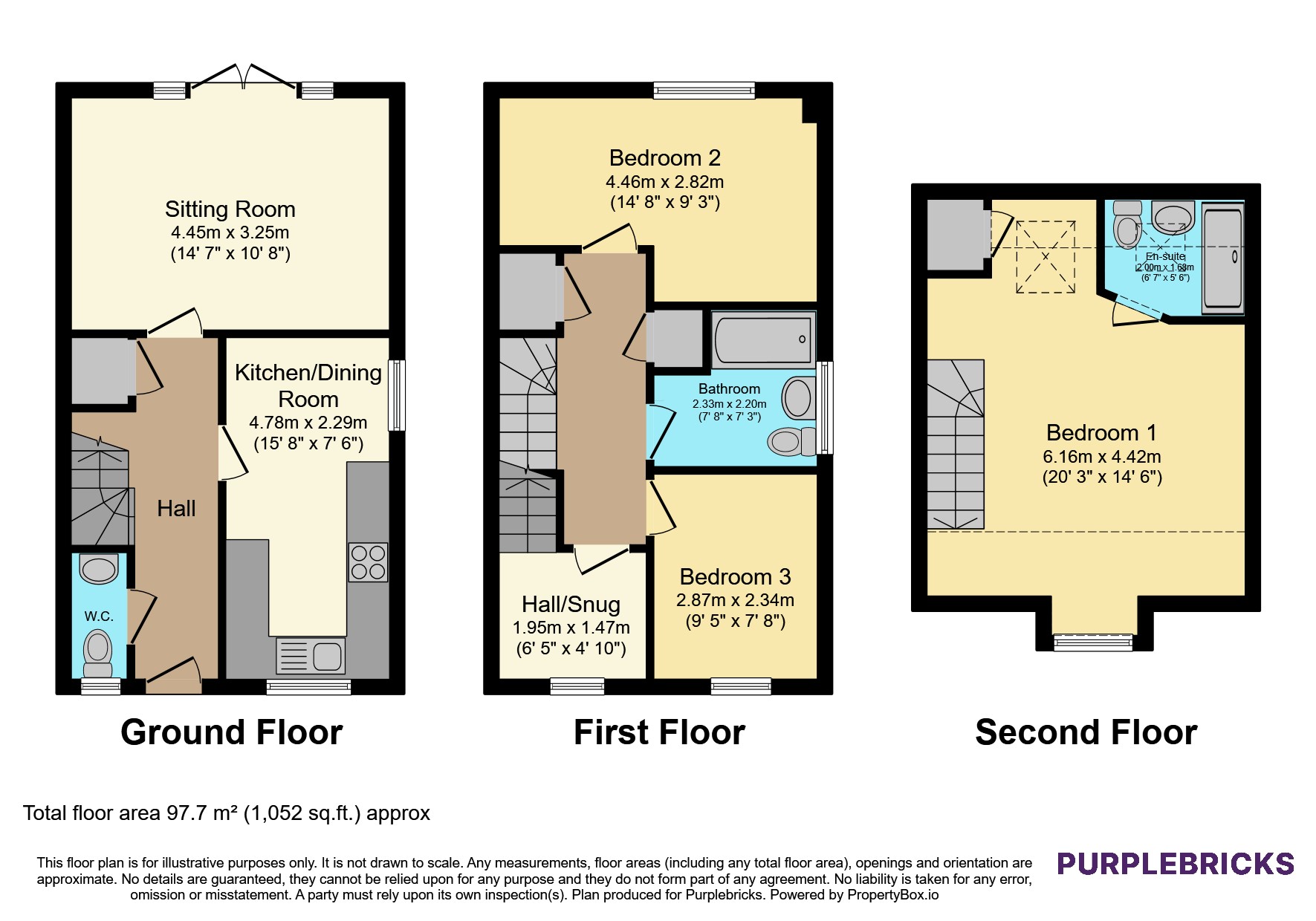 21, Foster Way, Kettering floorplan