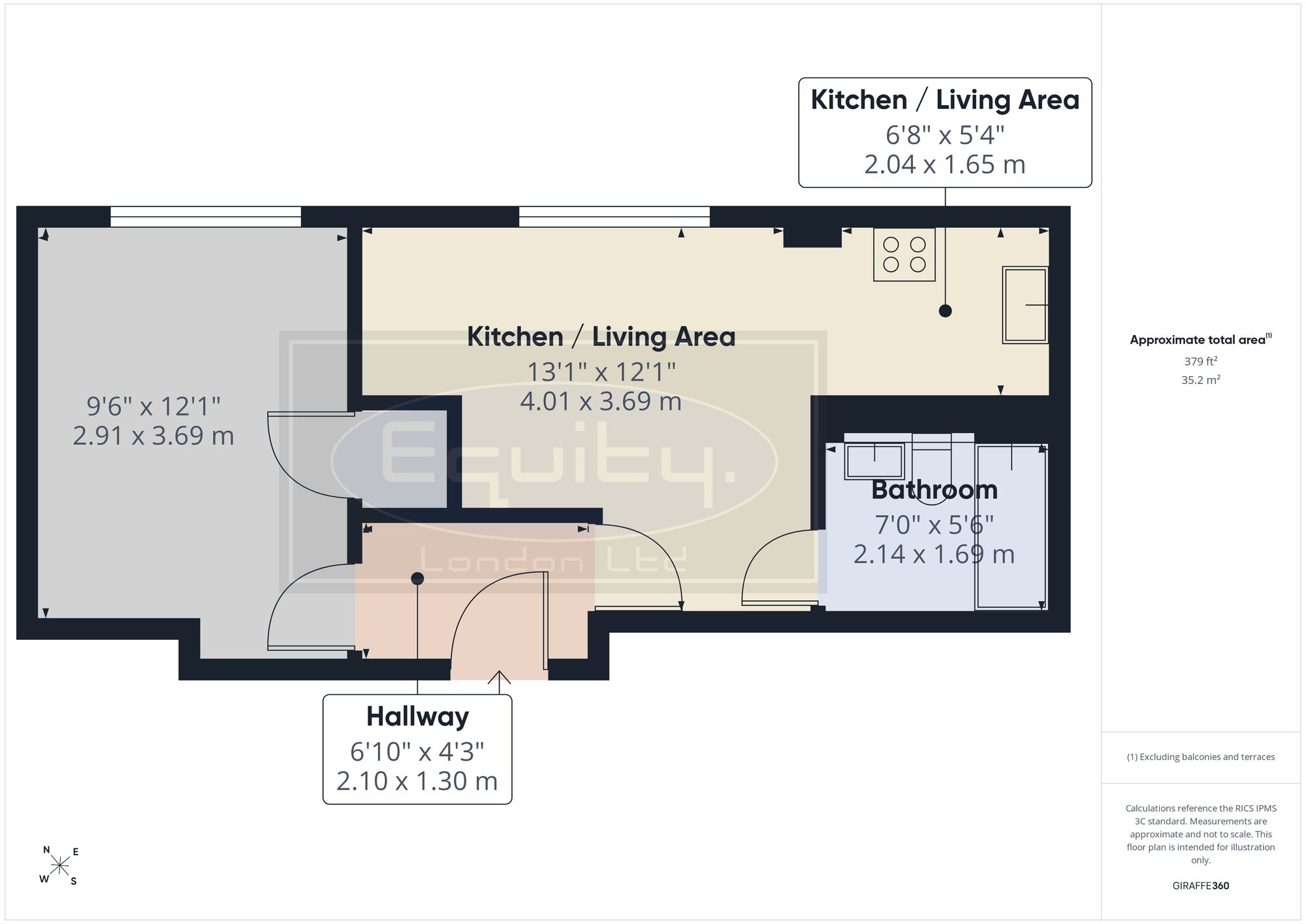 Flat 35, Heather Court, Sidcup floorplan