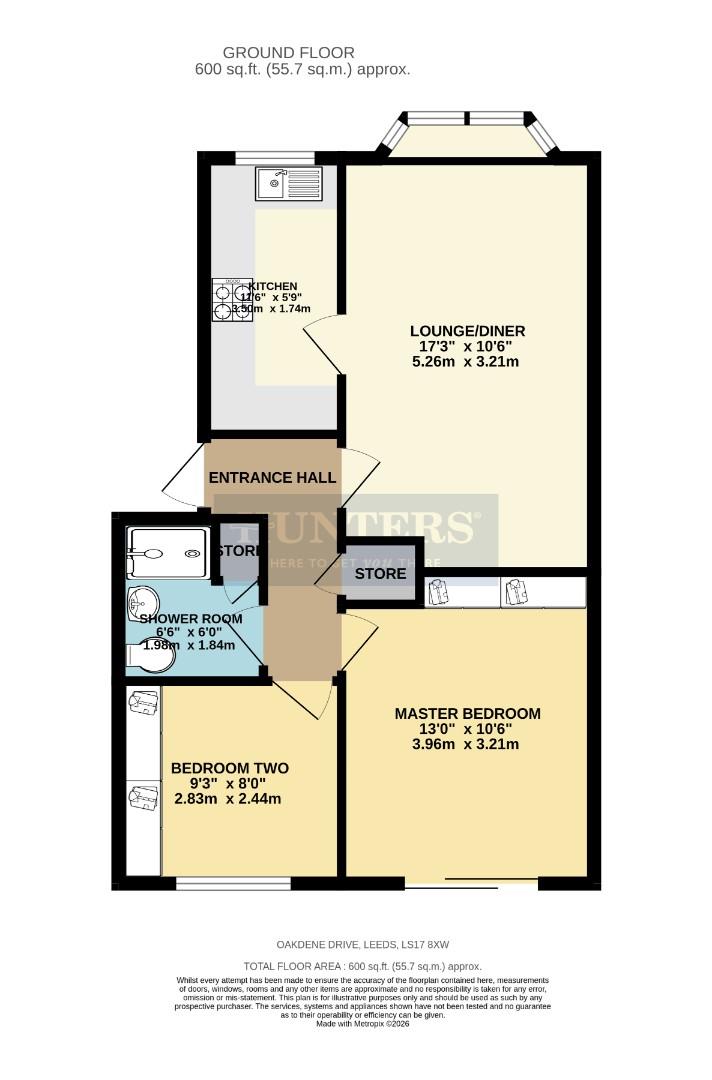 32, Oakdene Drive, Leeds floorplan