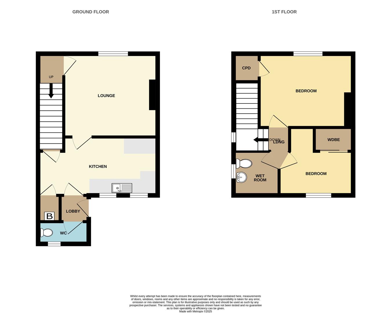 40, Landreath Place, St Blazey floorplan