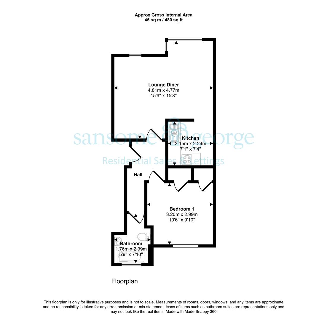 3, Elizabeth Court, School Road, Reading floorplan