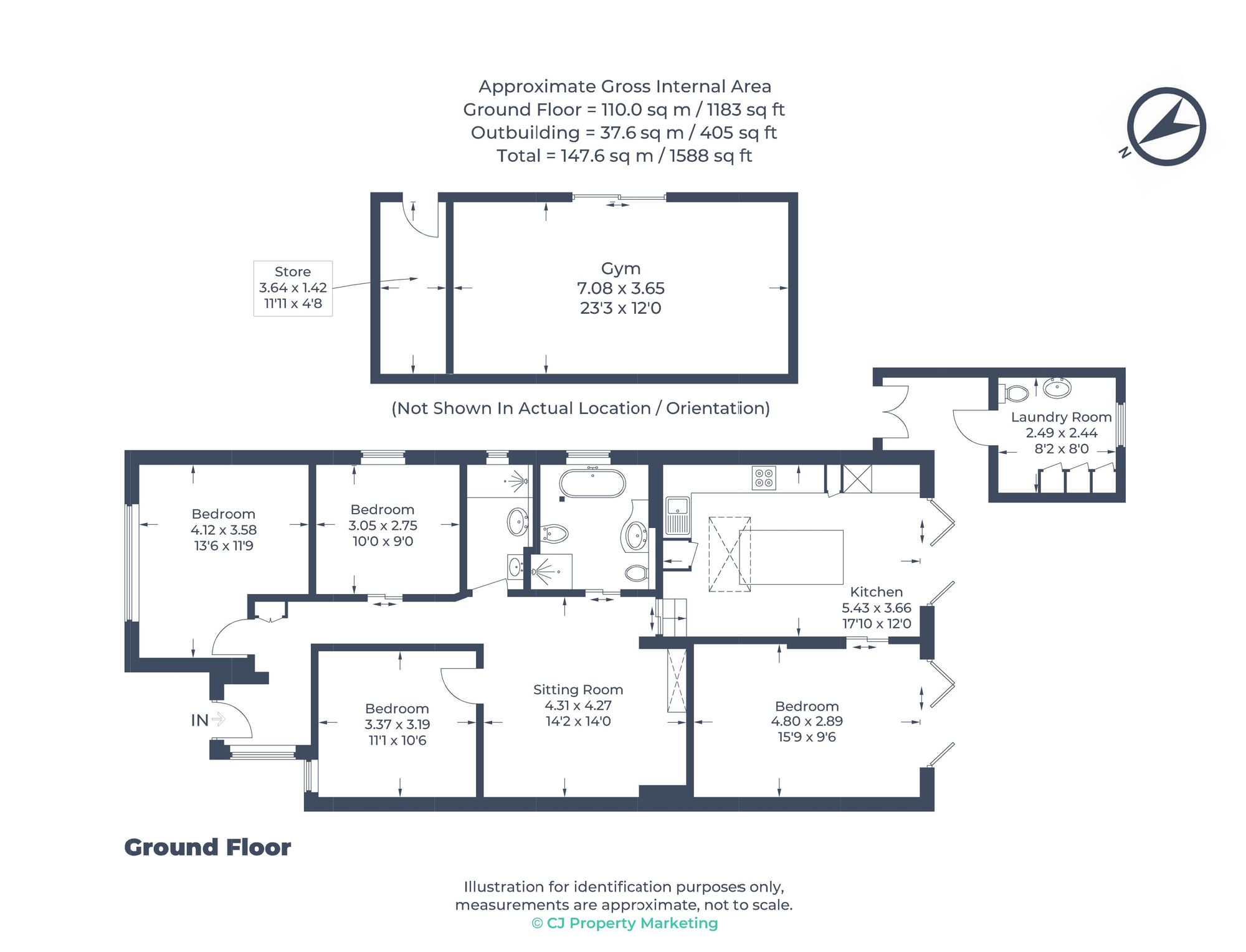 11 Foxleys, Watford floorplan