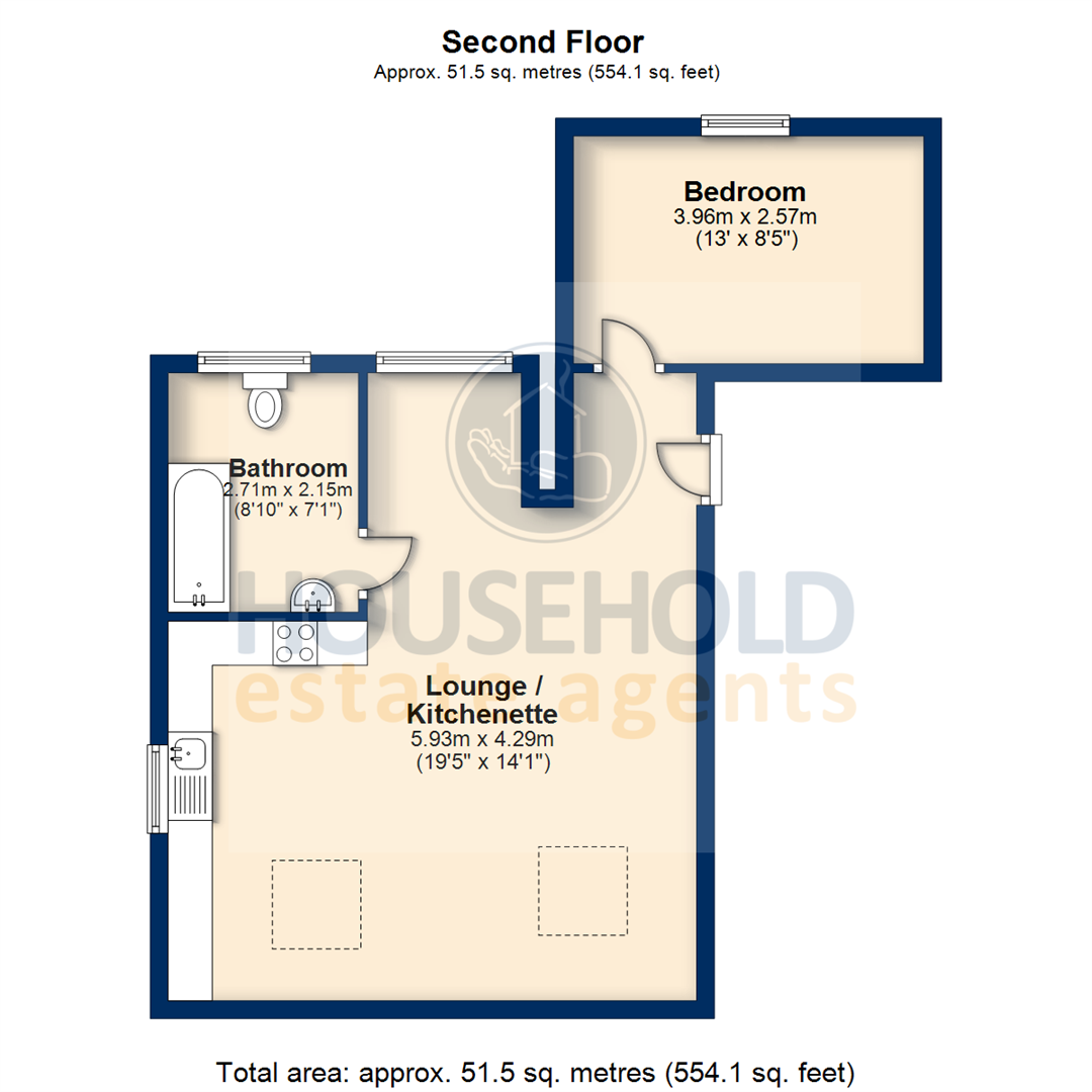 1 Bedrooms Flat for sale in Flat 5, 10 St Saviours Crescent, Luton LU1