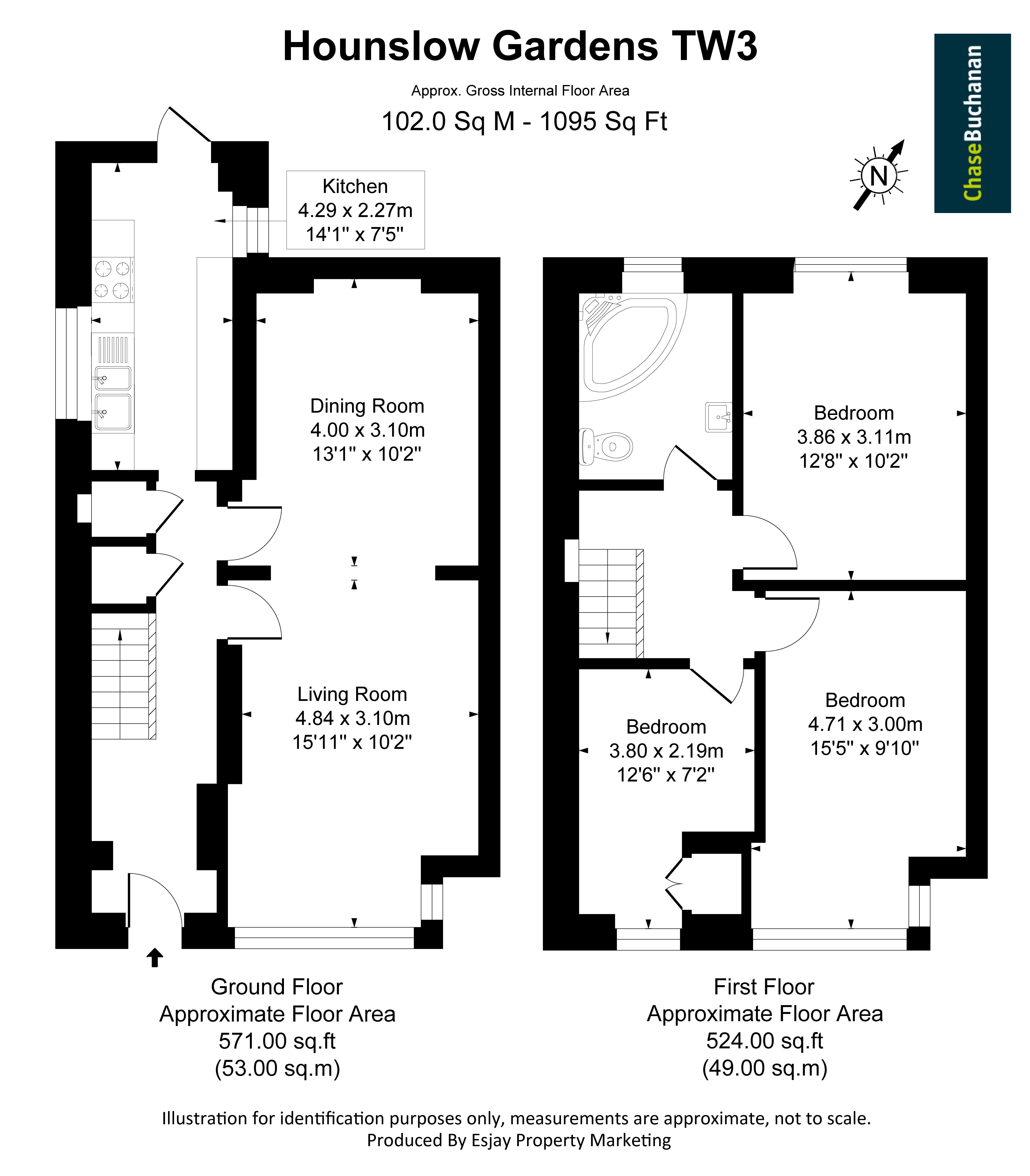 2, Hounslow Gardens, Hounslow floorplan