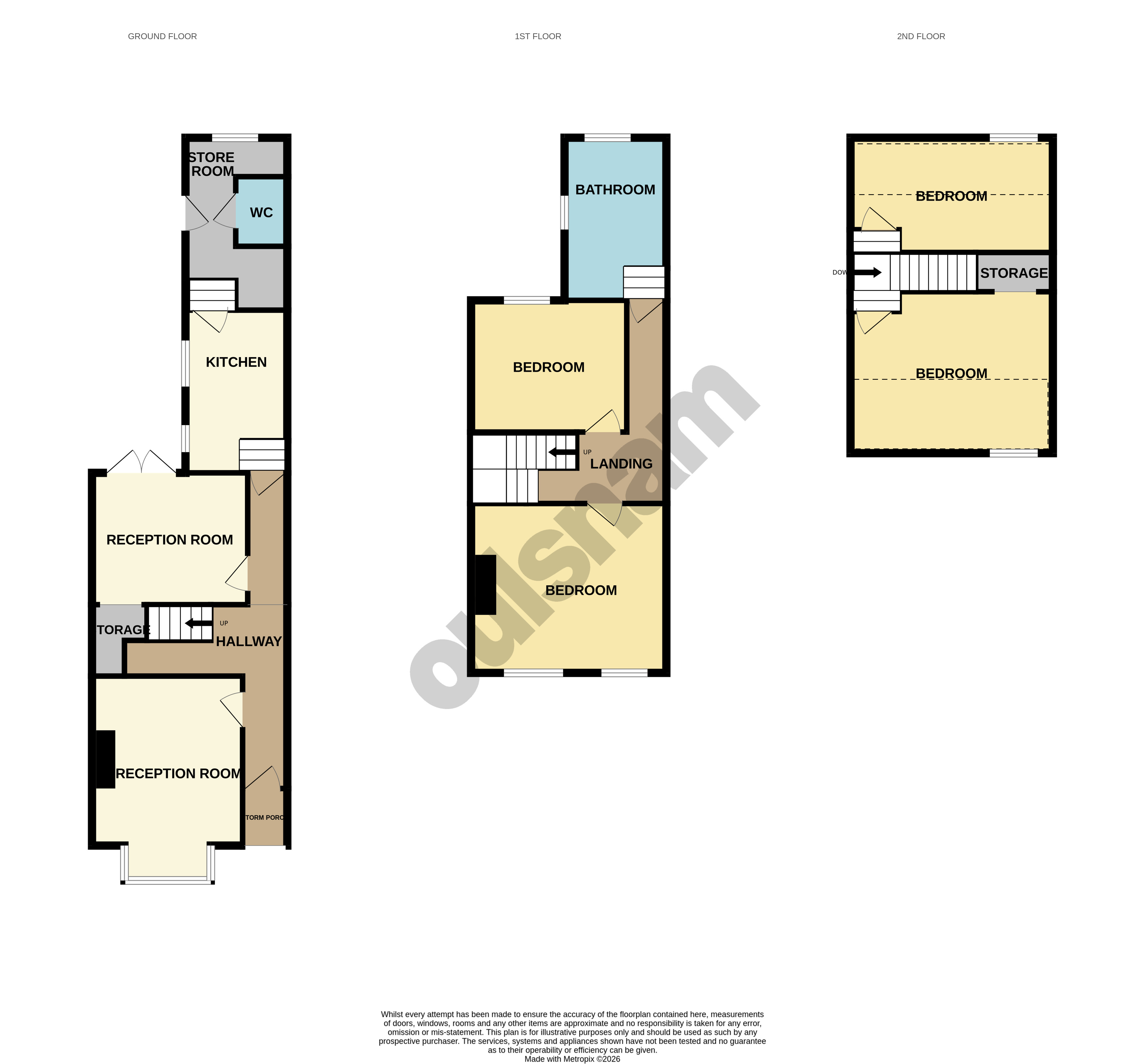138, Station Road, Birmingham floorplan