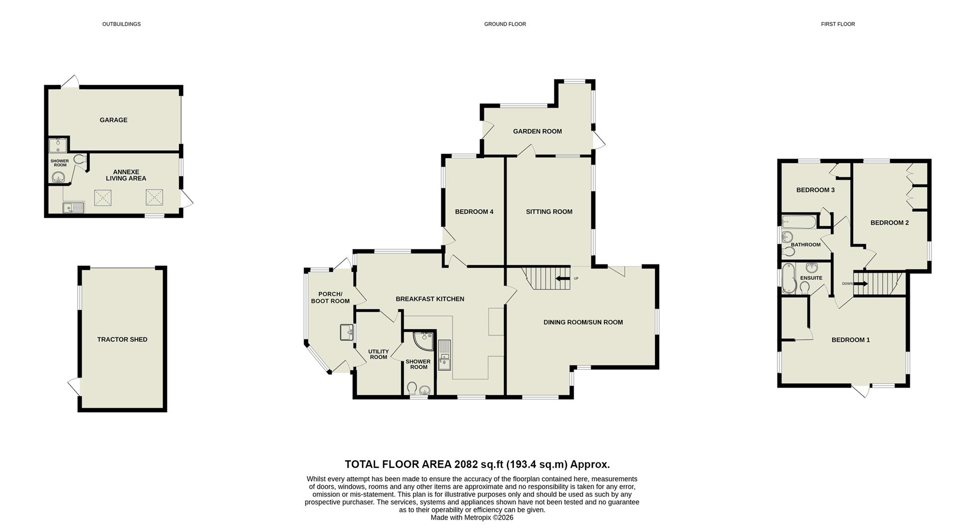 Field House, Hawkswick, Skipton floorplan