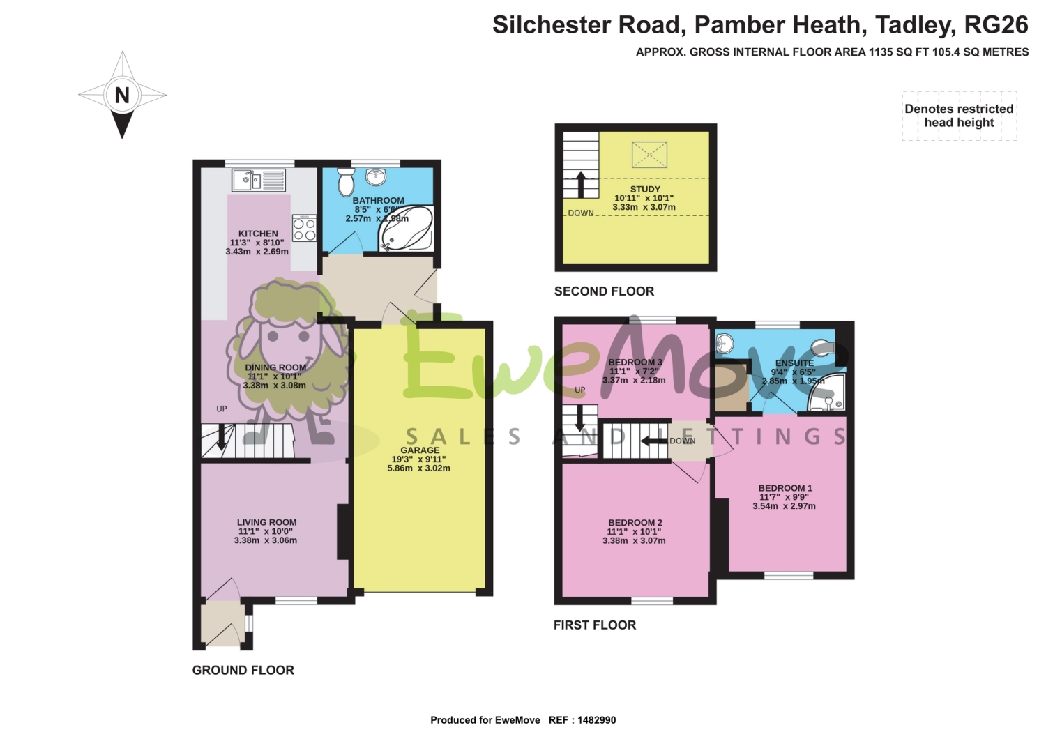 40, Silchester Road, Tadley floorplan
