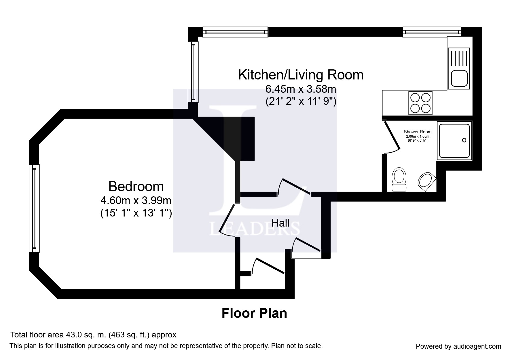 1 Bedrooms Flat to rent in Meads Street, Eastbourne BN20