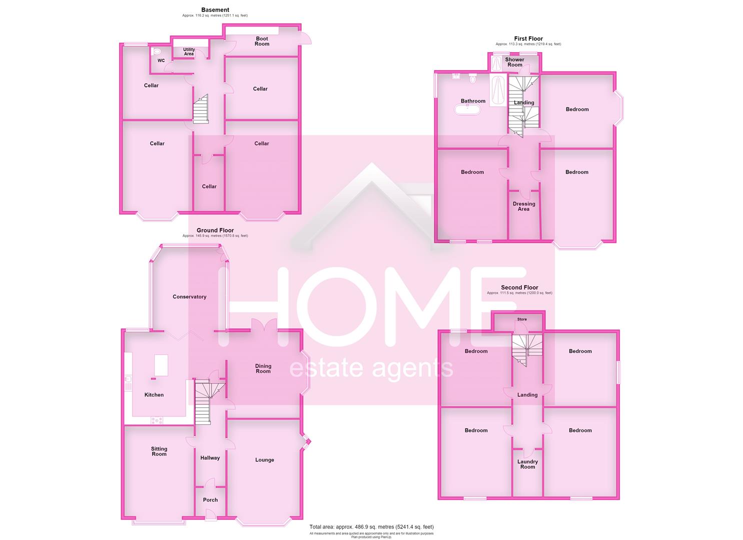 "Woodlands", 20, Stafford Road, Ellesmere Park floorplan